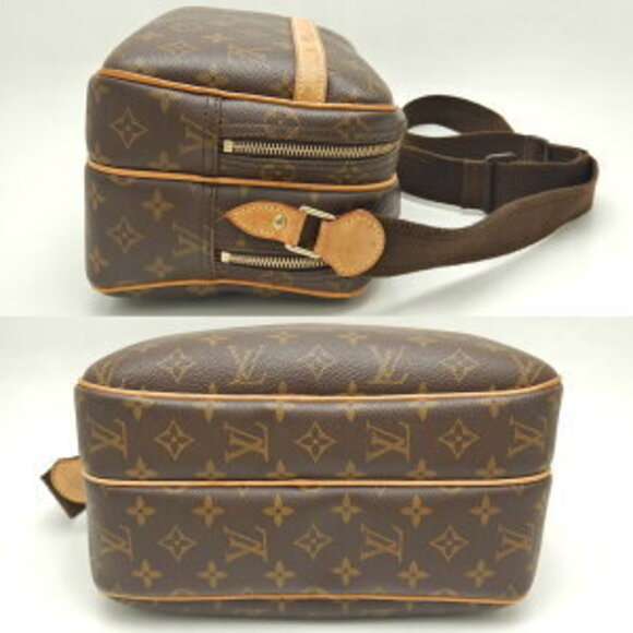 Louis Vuitton Monogram Reporter Shoulder Bag Brown - Picture 4 of 10